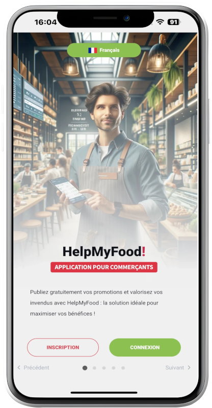 HelpMyFood pour Commerçant : L'application pour les commerces de proximité