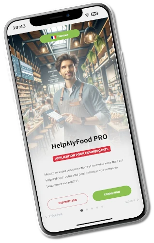 Guide de démarrage rapide avec HelpMyFood PRO